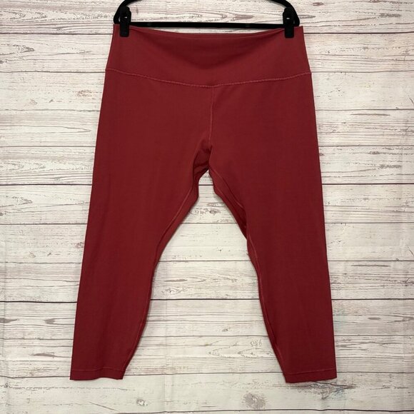 lululemon athletica Pants - NWOT Lululemon Align High-Rise Pant Pockets 25" Gym Yoga Burgundy Women's US20